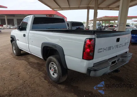 2006 Chevrolet Silverado 2500Hd Work Truck из США, поврежденный, VIN 1GCHC24U26E107274
